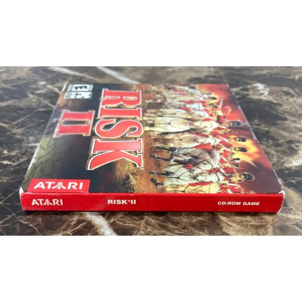 Risk II PC CD-Rom Game Atari Windows 95/98 SEALED 2003 Hasbro Slip Jewel Case